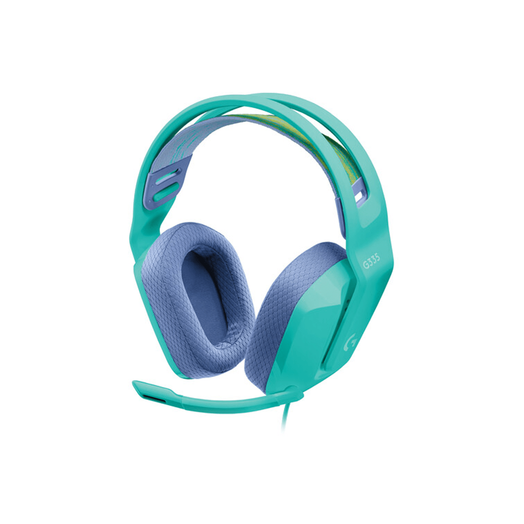Logitech G335 Wired Gaming Headset - Mint in Qatar Logitech G335 Wired Gaming Headset - Mint in Qatar